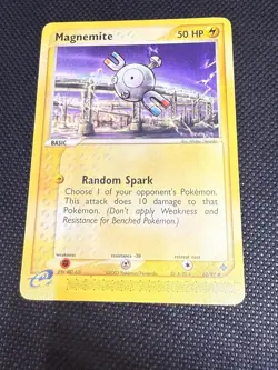 Magnemite 62/97 Common Dragon Pokemon Moderately Played - Image 1