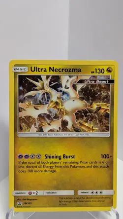 SM165 Ultra Necrozma Pokemon Sun & Moon Black Star Promo NM - Image 1