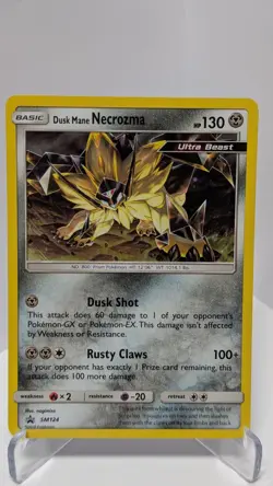 SM124 Dusk Mane Necrozma Pokemon Sun & Moon Black Star Promo VLP - Image 1