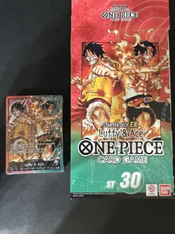 ONE PIECE ENGLISH TCG: (ST-30) Starter Deck EX: Luffy & Ace BRICK ONLY SEALED - Image 3