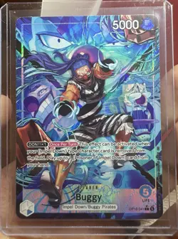 OPTCG Buggy Alt Art Leader OP16-041 English NM - Image 4