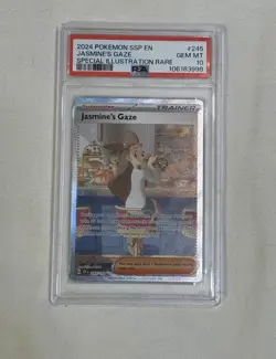 Pokemon TCG Jasmine's Gaze Full Art Holo Trainer Surging Sparks #245/191 PSA 10 - Image 2