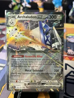 Archaludon EX # 130/191 Double Rare | Pokemon TCG - 2024 Surging Sparks | NM - Image 1