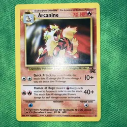 Arcanine - #6 - Black Star Promo Pokemon - LP - Image 1