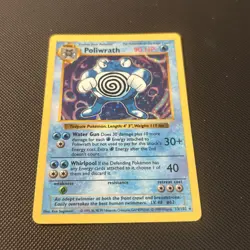 💥 Poliwrath Shadowless Holo Base Set 13/102 Pokemon TCG WOTC Rare 1999 Vintage - Image 4