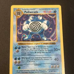 💥 Poliwrath Shadowless Holo Base Set 13/102 Pokemon TCG WOTC Rare 1999 Vintage - Image 5