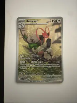 Pokemon Black Bolt Unfezant 150/086 Illustration Rare NM - Image 1