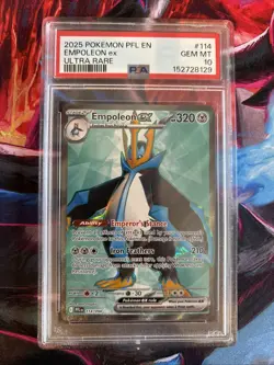Pokemon Phantasmal Flames Empoleon ex PSA 10 Ultra Rare #114 - Image 1