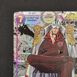 Bandai One Piece Card Game Sakazuki OP16-065 Manga Alt Art Holo English - Image 3