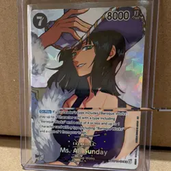 Bandai One Piece Ms. All Sunday OP04-064 SP Special Rare Alt Art Foil EN - Image 1