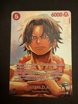 One Piece Portgas.D.Ace (SP) ST15-005 The Time of Battle English OP16 CLEAN! - Image 1