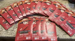 One Piece OP-13 Carrying On His Will Sleeved Booster Packs - Lot of 17 - SEALED - Image 2