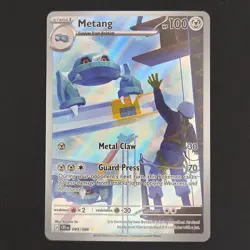 Pokemon TCG Card Metang 094/086 Chaos Rising Illustration Rare - NM - Image 1