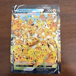 Pikachu V-Union Pokemon Oversized Jumbo Ultra Rare Card NM - Image 1