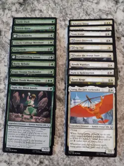 Magic: The Gathering Avatar: The Last Airbender 50 Card Lot - Image 4