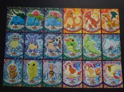 1999 Topps Pokemon TV Animation Series 1 Complete Set 90 Card Blue Logo Lot LP+ - Image 2