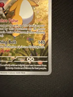 Ampharos 090/086 Illustration Holo Chaos Rising Pokemon Card - Image 4
