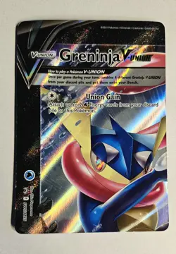 Greninja V-UNION Holofoil SWSH: Sword & Shield Promo Cards SWSH155 Damaged - Image 1