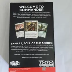 Magic: The Gathering Token Triumph Commander Deck Emmara Foil-Etched 100 Cards - Image 2