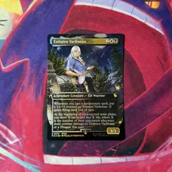 Estinien Varlineau R 0474 CHOCOBO TRACK FOIL Alt Art Final Fantasy MTG Commander - Image 1
