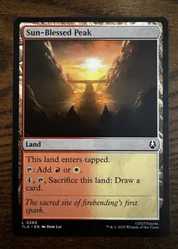 Lot of 10 Avatar: The Last Airbender (TLA) Lands MTG Foil Misty Palms Oasis Appa - Image 2