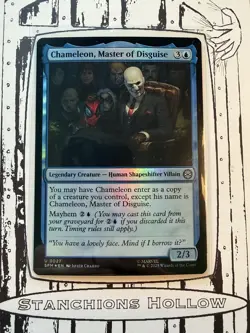 MTG Chameleon, Master of Disguise - Marvel's Spider-Man (SPM) U 0027 NM *Foil* - Image 1