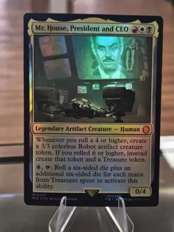MTG Mr. House, President and CEO *FOIL* Universes Beyond: Fallout 0007 Free Ship - Image 1