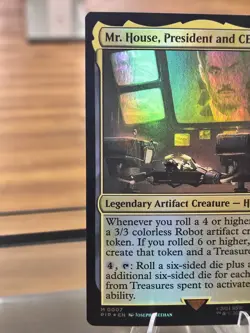 MTG Mr. House, President and CEO *FOIL* Universes Beyond: Fallout 0007 Free Ship - Image 5