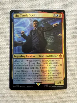 The Tenth Doctor Foil M0003 Doctor Who MTG Magic the Gathering NM - Image 1