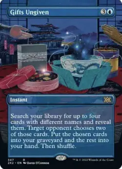 Gifts Ungiven Borderless Double Masters 2022 MTG NM - Image 1