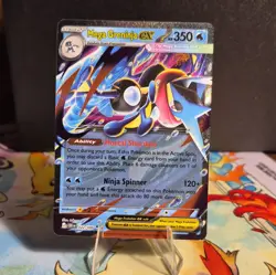 Pokemon TCG Mega Greninja EX 022/086 Holo Mega Evolution Stage 2 350 HP - Image 1