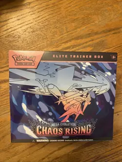POKEMON MEGA EVOLUTION CHAOS RISING ELITE TRAINER BOX BRAND NEW SEALED - Image 1