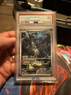 2026 Pokemon Ascended Heroes N’s Zekrom Black Star Promo 031 PSA 9 - Image 1