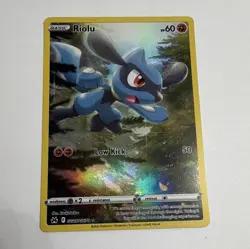 The Pokemon Company Pokemon TCG Riolu Ultra Rare Holo GG26/GG70 Crown Zenith - Image 1