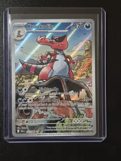 Krookodile 137/086 Holo Illustration Rare Black Bolt Pokemon Near Mint - Image 1