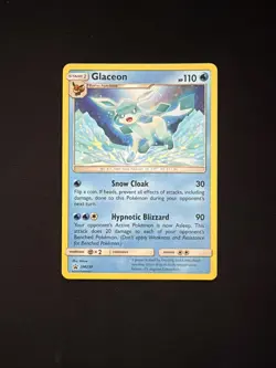 GLACEON Black Star Promo SM238 - SUN & MOON - POKEMON - NM - Image 1