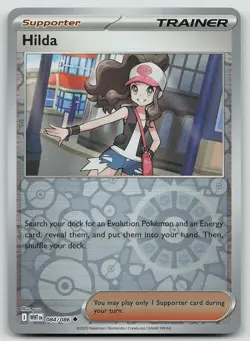 Pokemon Hilda 084/086 White Flare Uncommon Reverse Holo NM - Image 1