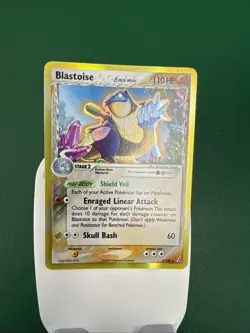 Pokemon TCG Blastoise 2/100 EX Crystal Guardians Holo Delta Species NM - Image 2