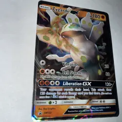 2018 Pokemon Sun & Moon #SM122 Zygarde GX Black Star Promo Holo NM- - Image 2