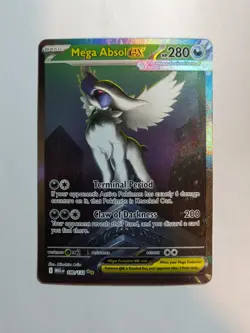 🔥Pokemon Mega Absol EX 180/132 Me01 Mega Evolution Holo AA LETS GO!📈 - Image 1