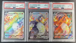Pokemon TCG Charizard VMAX Sets SV107/020/074 PSA10 Full Sets - Image 1