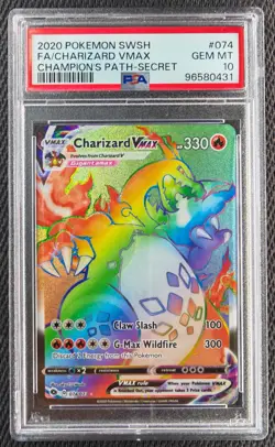 Pokemon TCG Charizard VMAX Sets SV107/020/074 PSA10 Full Sets - Image 4