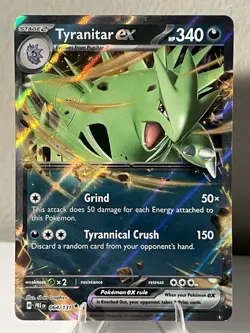 Tyranitar ex PRE 064/131 Pokemon SV: Prismatic Evolutions Double Rare Holo - Image 1