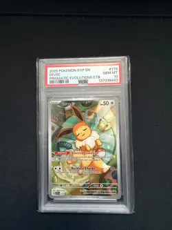 Pokemon TCG Eevee SVP 173 Scarlet & Voilet Promo PSA 10 English - Image 1