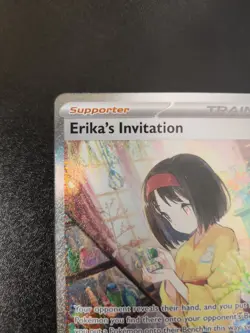 Pokemon TCG Erika's Invitation 203/165 SV 151 SIR Full Art Holo - Image 2