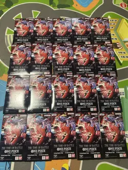 One Piece OP-16 The Time Of Battle Sleeved Booster Packs (20) English LOT OF 20! - Image 1