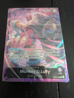 One Piece TCG ST18 Purple Monkey D Luffy Starter Deck Opened Deck Only OP05-060 - Image 1