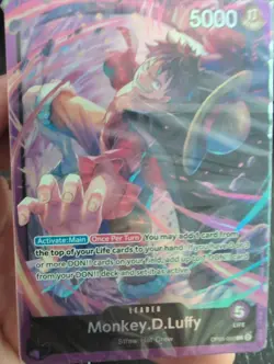 One Piece TCG ST18 Purple Monkey D Luffy Starter Deck Opened Deck Only OP05-060 - Image 2