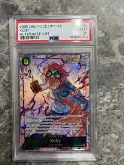Koby OP11-119 Alt Art 2025 One Piece A Fist of Divine Speed - Image 1