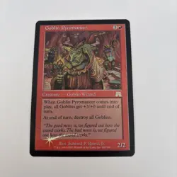 MTG English Goblin Pyromancer NM Foil Onslaught 1x card - Image 4